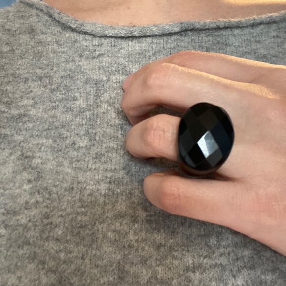Jewelry - Black onyx statement ring - size 6